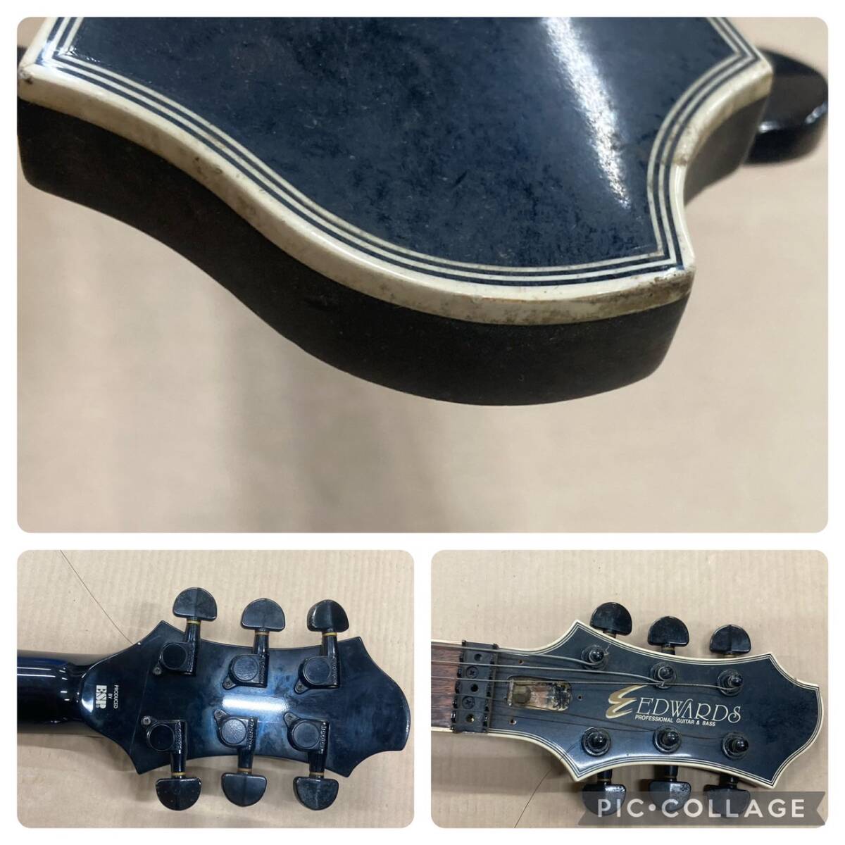 [4-4] ESP EDWARDS PROFESSIONAL GUITAR&BASS 現状品 エレキギター ソフトケース _画像4