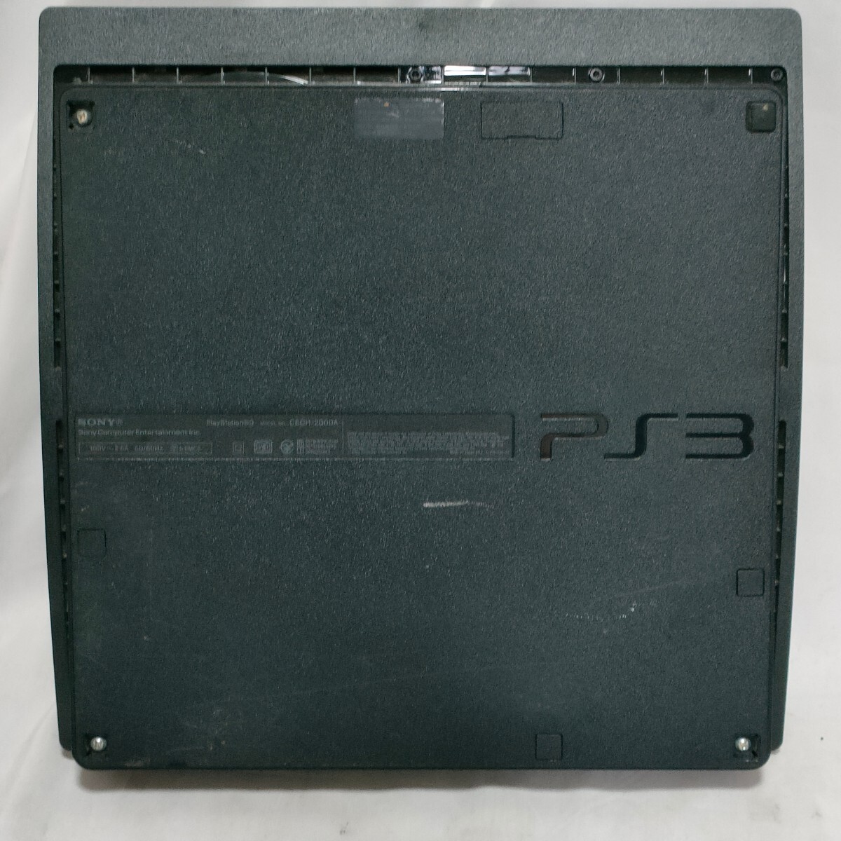 SONY PlayStation3 CECH-2000A ソニー PS3 ブラック ジャンク 通電のみ確認 プレステ3の画像7