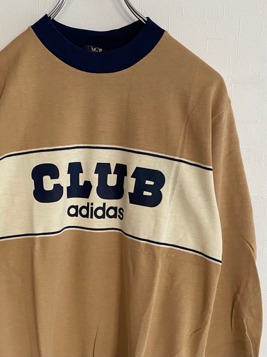 希少 デッドストック クラブアディダス リンガー 長袖Tシャツ 希少 デッドストック クラブアディダス リンガー 長袖Tシャツ