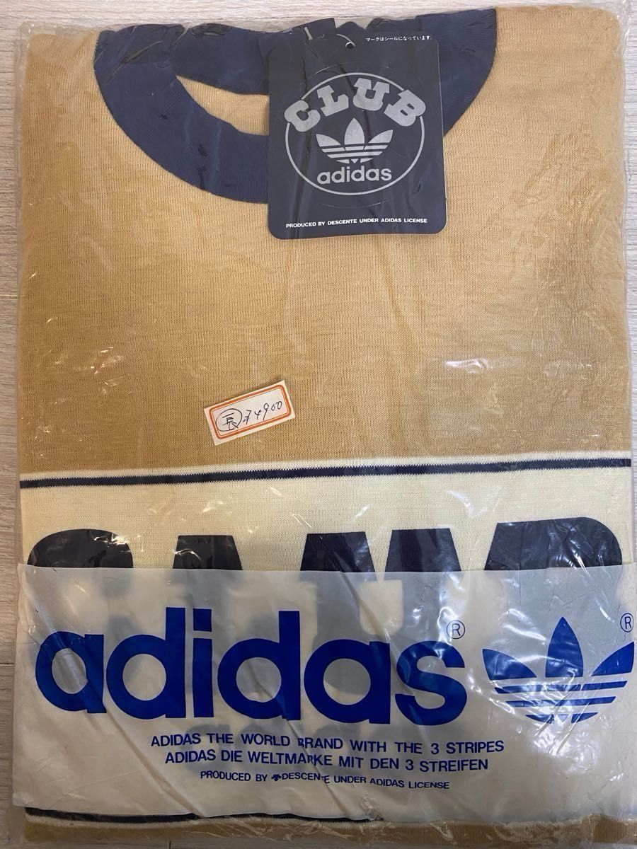 希少 デッドストック クラブアディダス リンガー 長袖Tシャツ 希少 デッドストック クラブアディダス リンガー 長袖Tシャツ