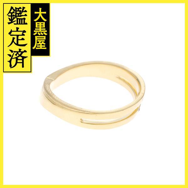 JEWELRY　ジュエリー　 リング　　K18イエローゴールド　　ダイヤモンド/ 0.15　サファイア/0.03　　4.1g　　＃12【472】H