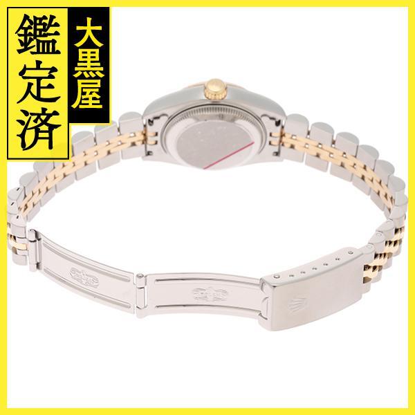 W number 1995 year parallel goods Rolex wristwatch Date Just 26 69173G gray 10P diamond face jubi Lee self-winding watch [472]SJ