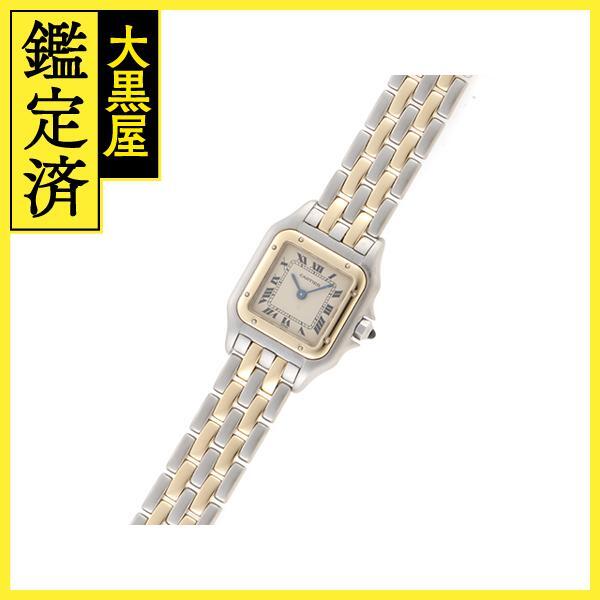Cartier　カルティエ　パンテールSM　W25029B6　イエローゴールド/ステンレススチール　クォーツ　レディース　腕時計【200】C_画像2