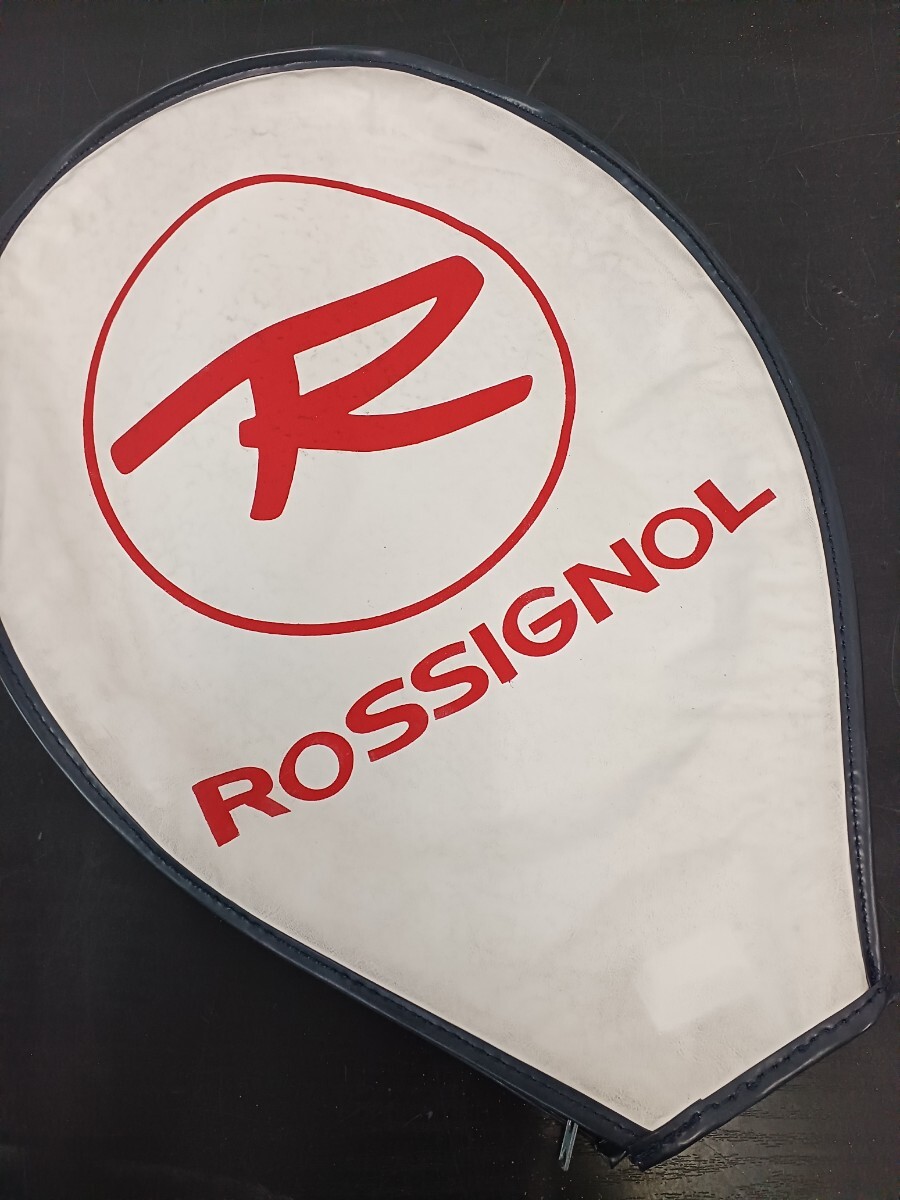 錬C★422 希少 ROSSIGNOL ロシニョール R40 テニスラケットカーボン 長期保管品 昭和レトロ ヴィンテージ フレームのみ _画像7