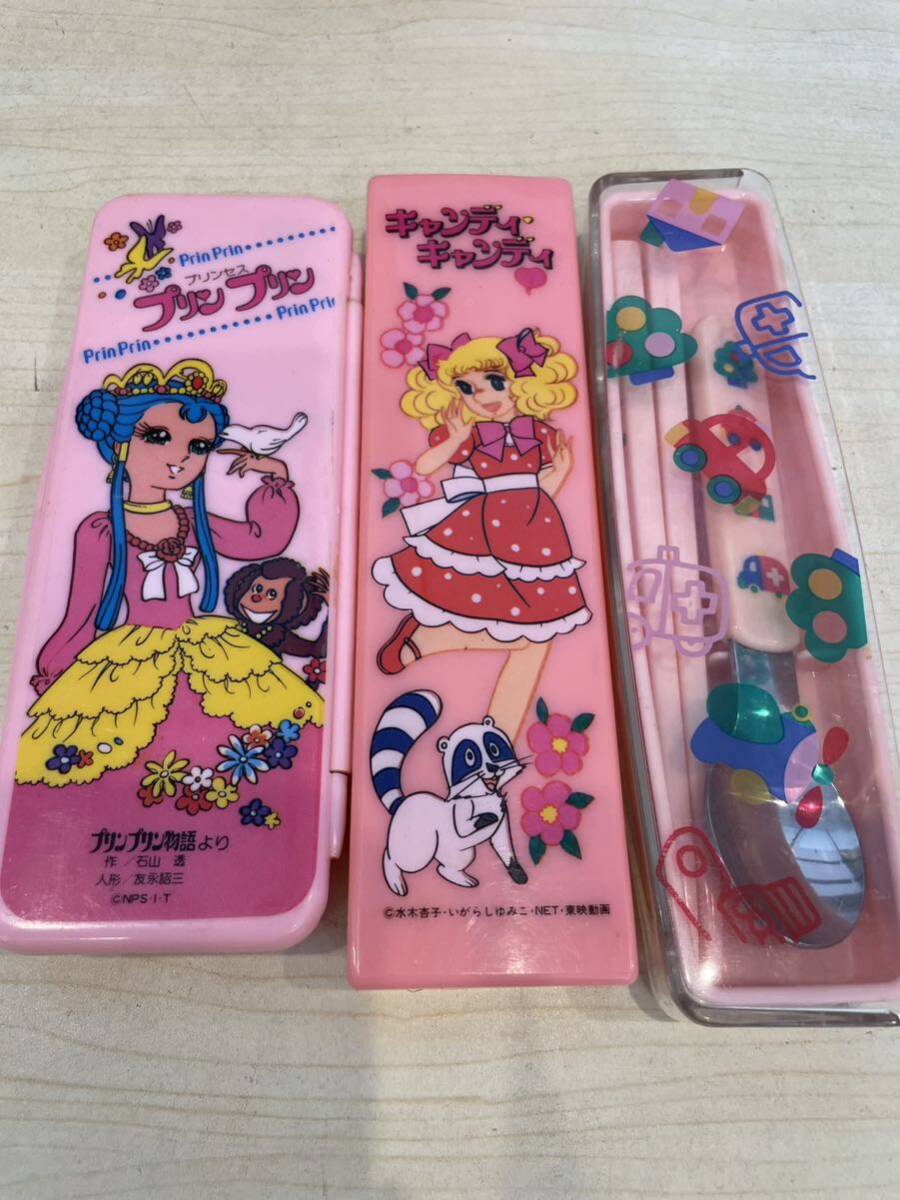 ZAZ21 beautiful goods Showa Retro tableware various Hattori kun Kitty ki Kirara Candy Candy perm n Princess character rare 
