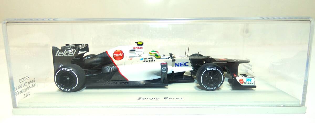 7378T/未開封・レア★Spark Sauber スパーク 1/43 ザウバーC31 2012 マレーシア 2位 Malaysian GP 2nd #15 S.Perez セルジオ・ペレス S3033_画像4