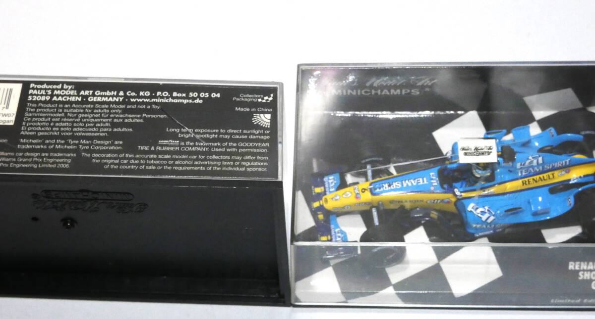 7245T/MINICHAMPS(ミニチャンプス) 1/43 11台セット ウィリアムズ フォード WILLIAMS RENAULT Renault F1 Team Sauber C17 Toro Rossoの画像9