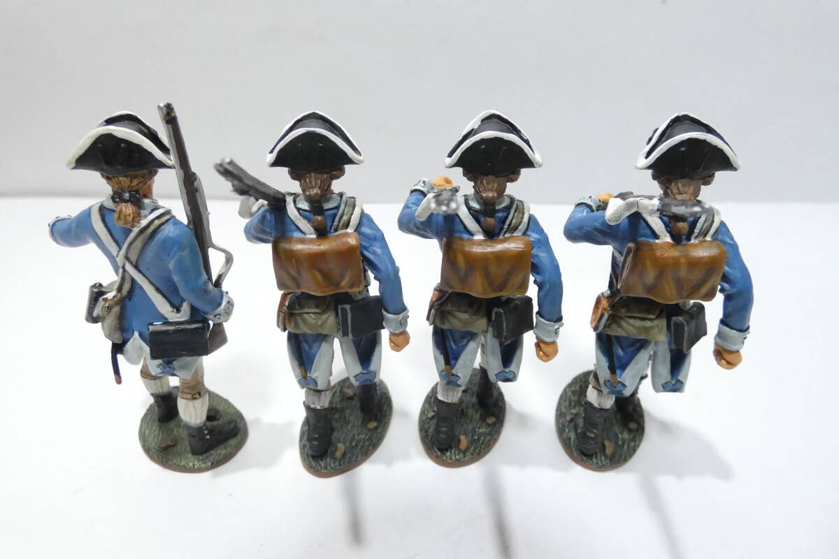 7153T/ rare * rare *King & Country American Revolution 1776.. army person together 8 body other set large . America independent war / metal figure 