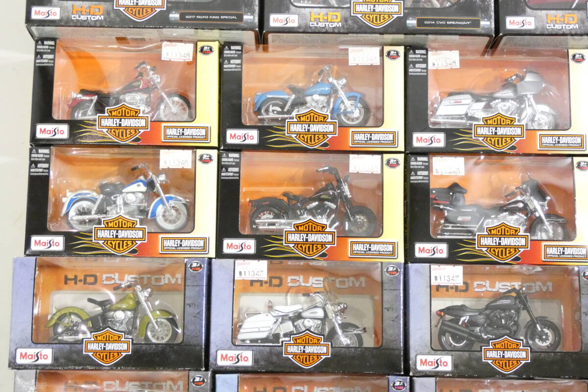 7232T/未開封有★マイスト Maisto 1/12・1/18 ハーレー ダビッドソン Harley Davidson バイク まとめて 40台セット/CVO ブレイクアウトの画像5