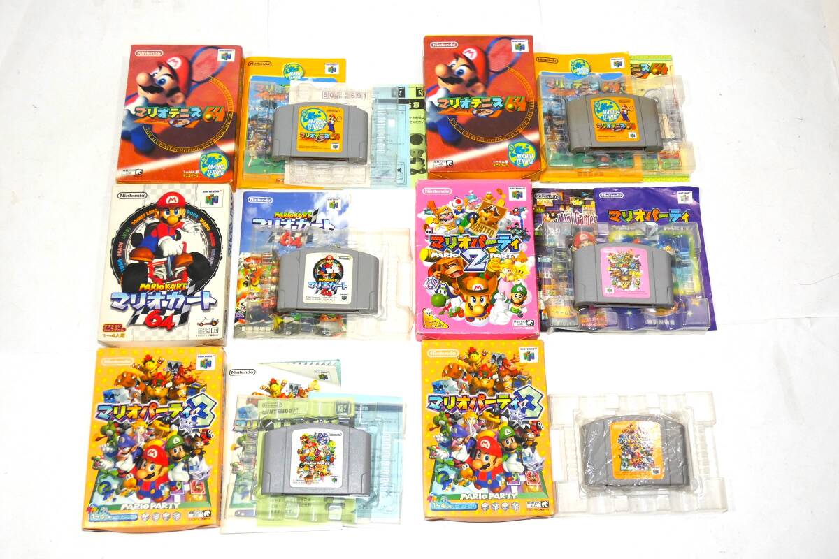 7257T/1円～ Nintendo64 ニンテンドー64 ソフト まとめて 箱付き 25本・ソフト 67本/ポケットモンスタースタジアム金・銀 マリオの画像8