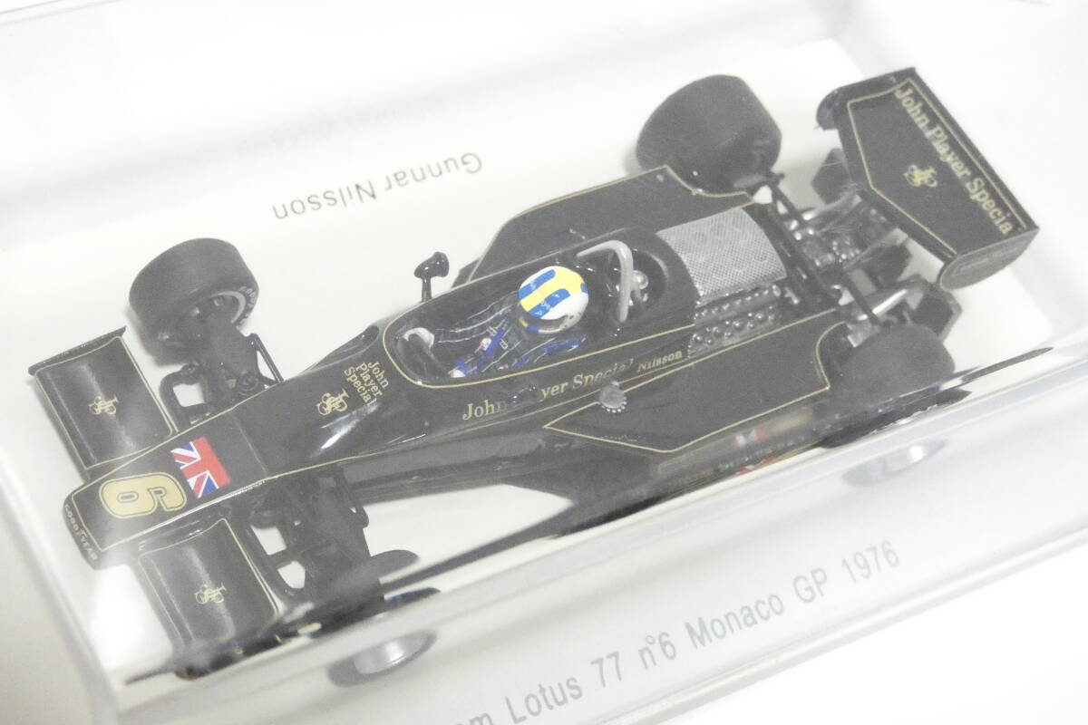 7280T/未開封★スパーク SPARK PLANEX COLLECTION 1/43 Team Lotus 77 #5 Brazilian GP 1976&Monaco GP 1976 #6/ブラジル モナコGPの画像7