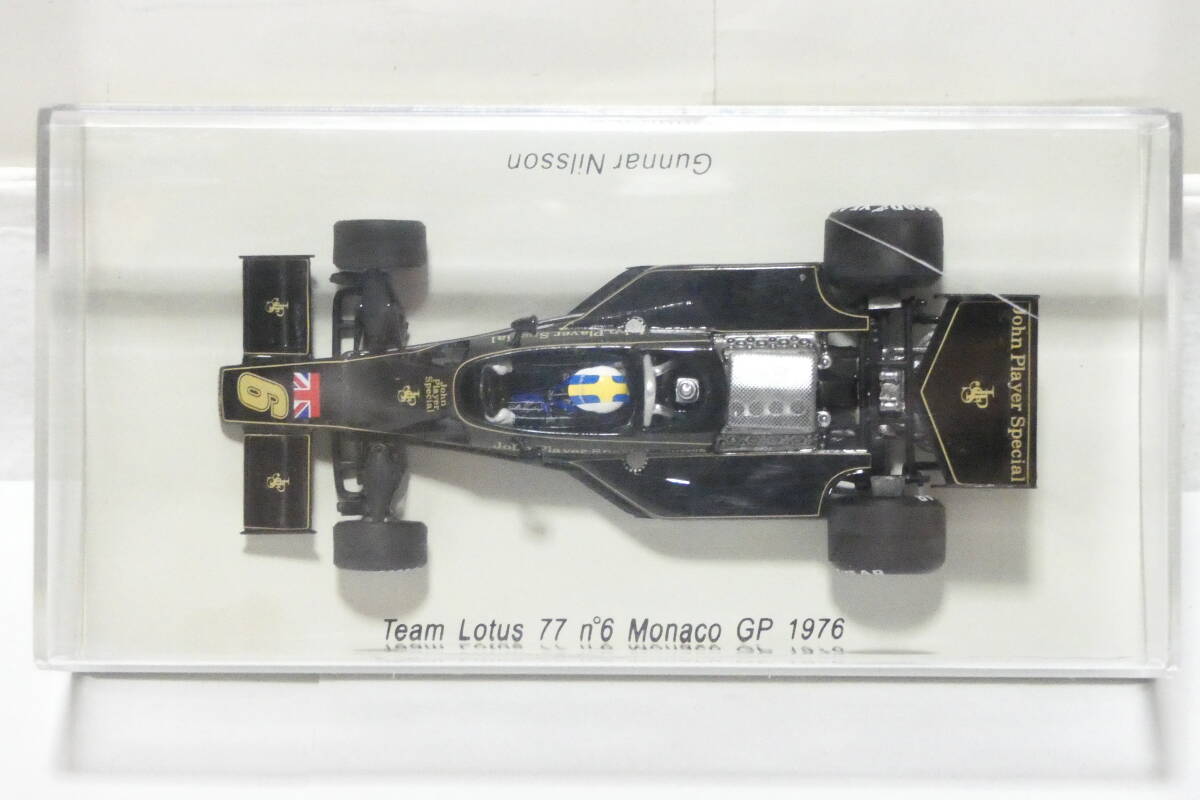 7280T/未開封★スパーク SPARK PLANEX COLLECTION 1/43 Team Lotus 77 #5 Brazilian GP 1976&Monaco GP 1976 #6/ブラジル モナコGPの画像6