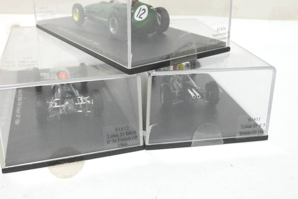 7355K/未開封・未使用◇Spark スパーク 1/43 まとめて8台セット/ロータス Lotus 25・Team Lotus 16・BRM P57の画像9