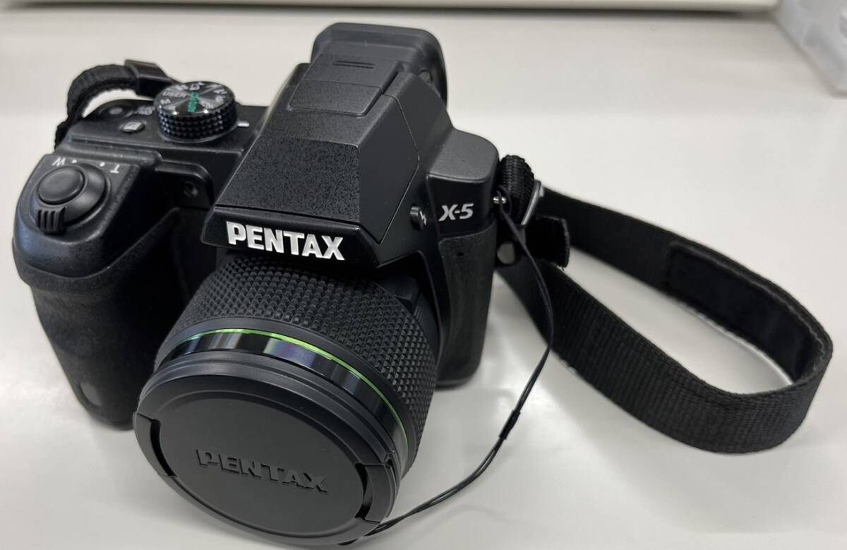 (美品) ペンタックス Pentax X-5 Wide コンパクトデジタルカメラ 箱付 説明書付 通電確認済の画像1