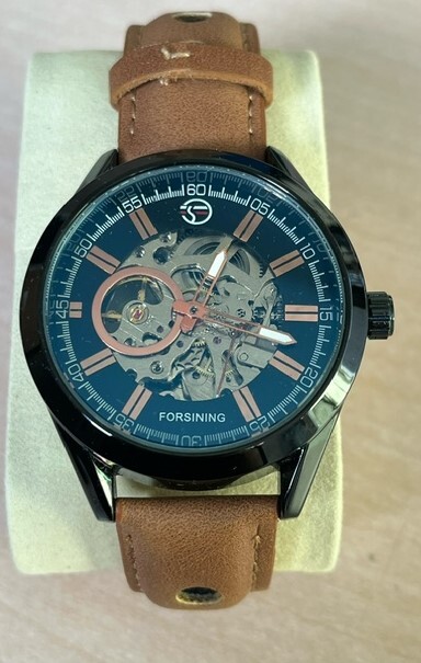 腕時計 フォージング FORSINING 自動巻き フルスケルトン メンズ Y302 美品の画像1