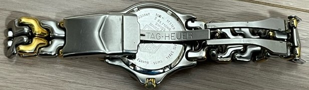 TAG HEUER タグホイヤー S 95.713M/E デイト　腕時計 QZ クオーツ　電池切　稼働未確認　現状品　箱無_画像5