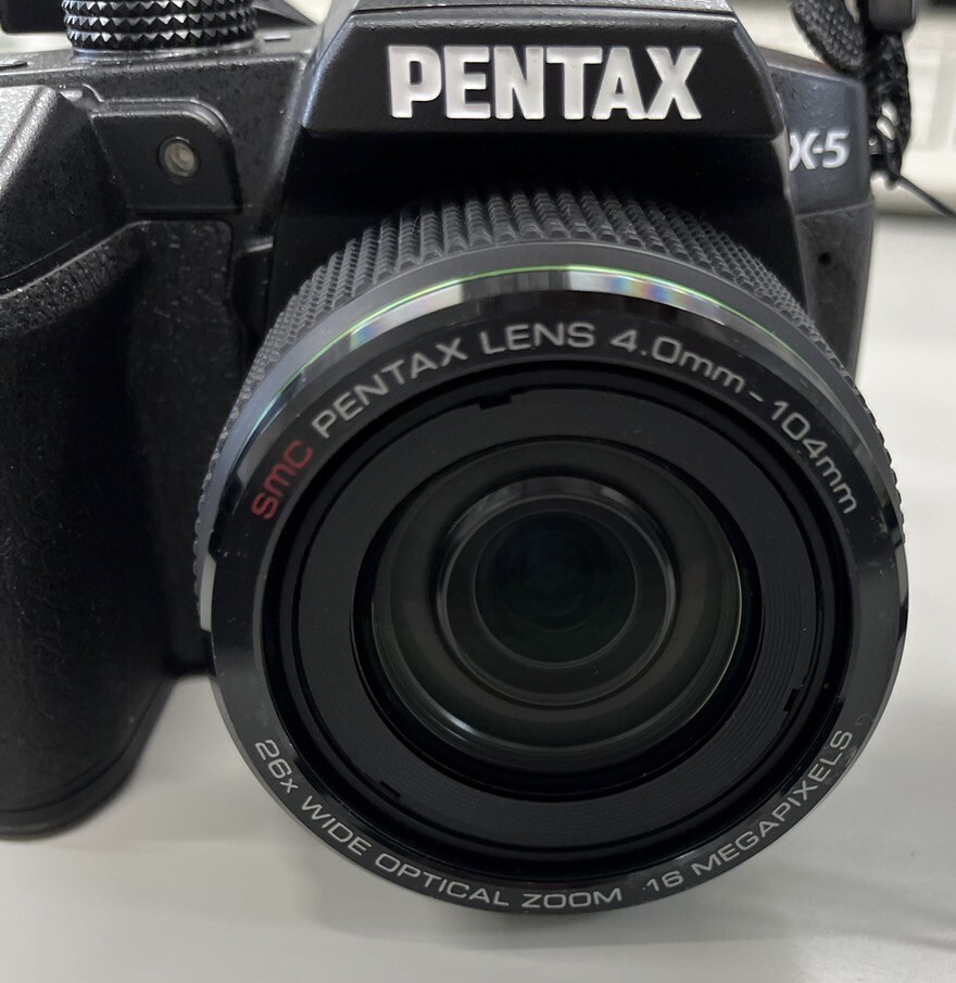 (美品) ペンタックス Pentax X-5 Wide コンパクトデジタルカメラ 箱付 説明書付 通電確認済の画像3