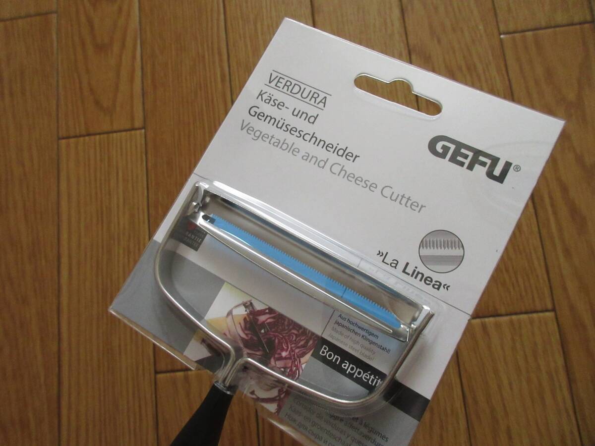 GEFU ゲフ　ビッグ ピーラー　（ブラック）　VERDURA　ステンレス ピーラー　皮むき　皮むき器_画像4