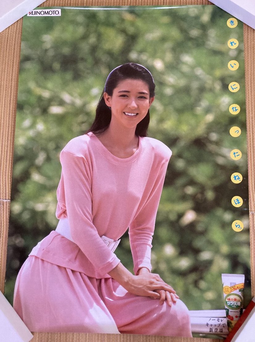 レア☆大型ポスター☆紺野美沙子  味の素 販促品 非売品  の画像1