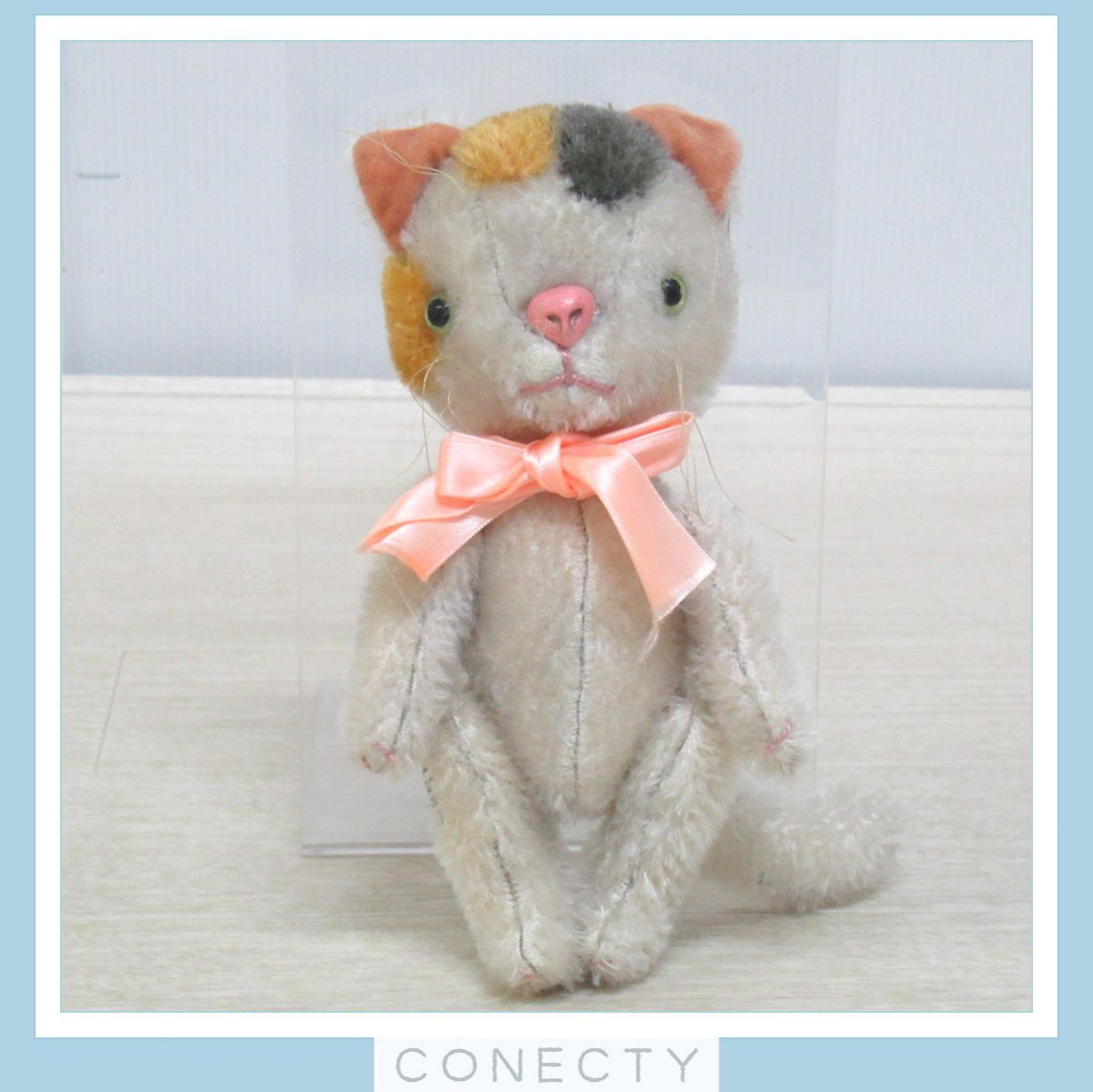 国内作家 加藤日砂 様 ねこ 猫 ぬいぐるみ 2005.Jan★ハンドメイド★全長 約19cm【L3【S1の画像2