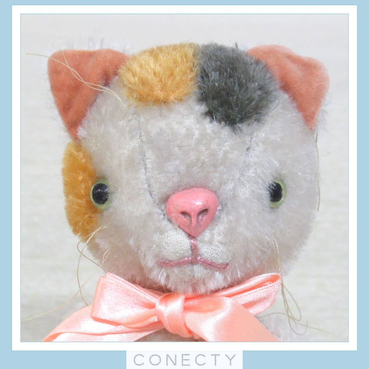 国内作家 加藤日砂 様 ねこ 猫 ぬいぐるみ 2005.Jan★ハンドメイド★全長 約19cm【L3【S1の画像5