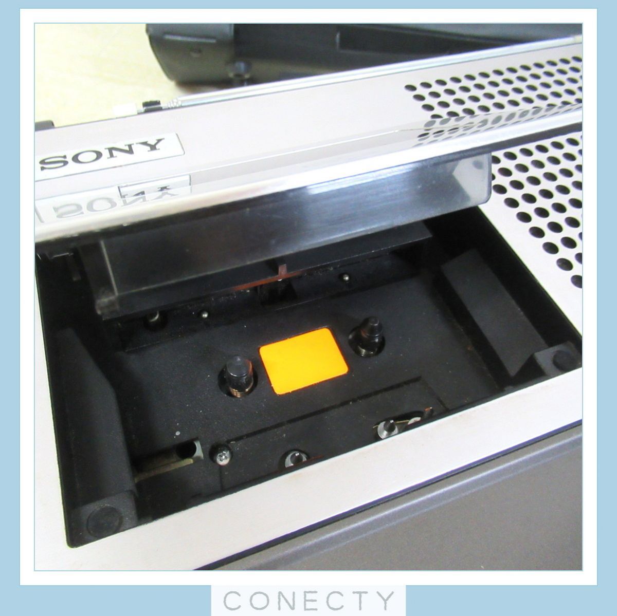 SONY CF-2700D ポータブルステレオカセットレコーダー ソニー ラジカセ デンスケ ジャンク【C7【S2_画像8