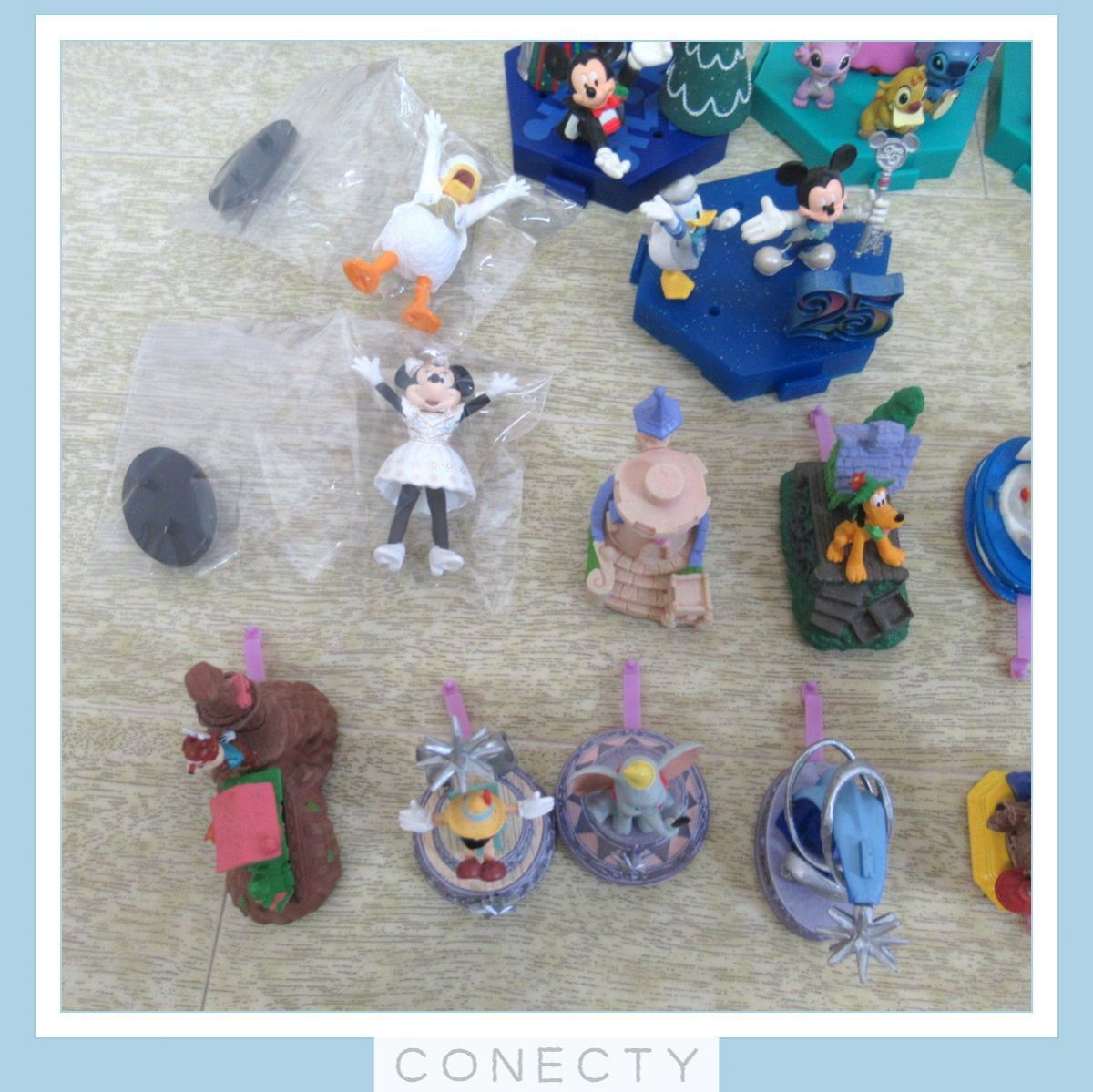  Disney mini figure Lynn etc. together * Mickey / minnie / Stitch / Donald other [B1[S2