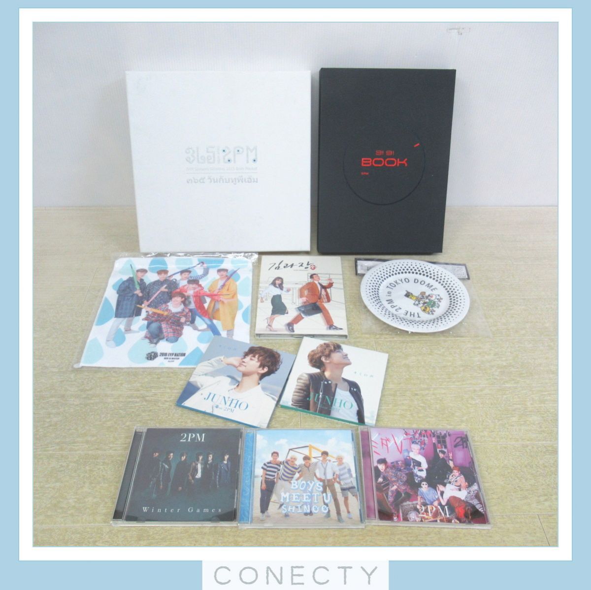 2PM グッズセット★2PM Seasons Greeting 2015 From Phuket シーグリ/DVD/CD/メラミン皿/他★ジュノ【C7【S3_画像1