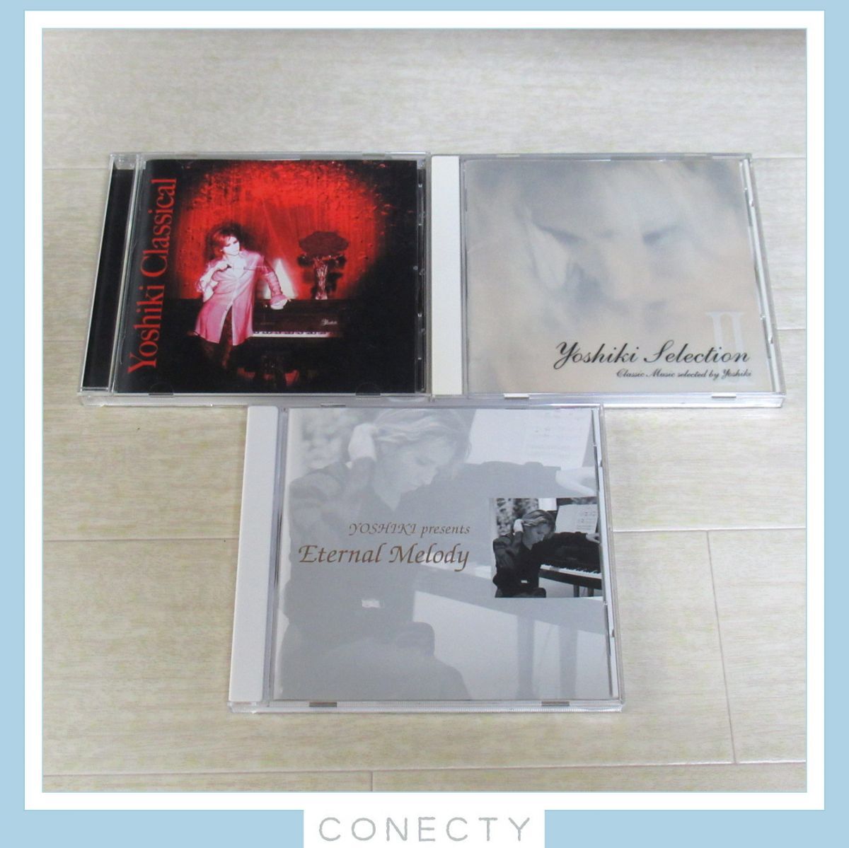 【CD 帯付き】YOSHIKI CLASSICAL/ Eternal Melody/Yoshikiセレクション2 3枚セット X JAPAN エックス【K3【SKの画像1