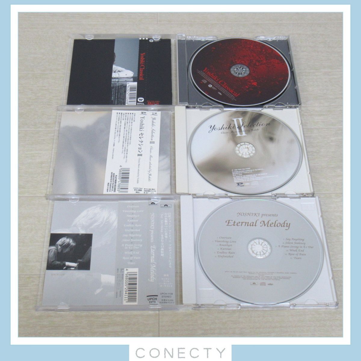 【CD 帯付き】YOSHIKI CLASSICAL/ Eternal Melody/Yoshikiセレクション2 3枚セット X JAPAN エックス【K3【SKの画像3