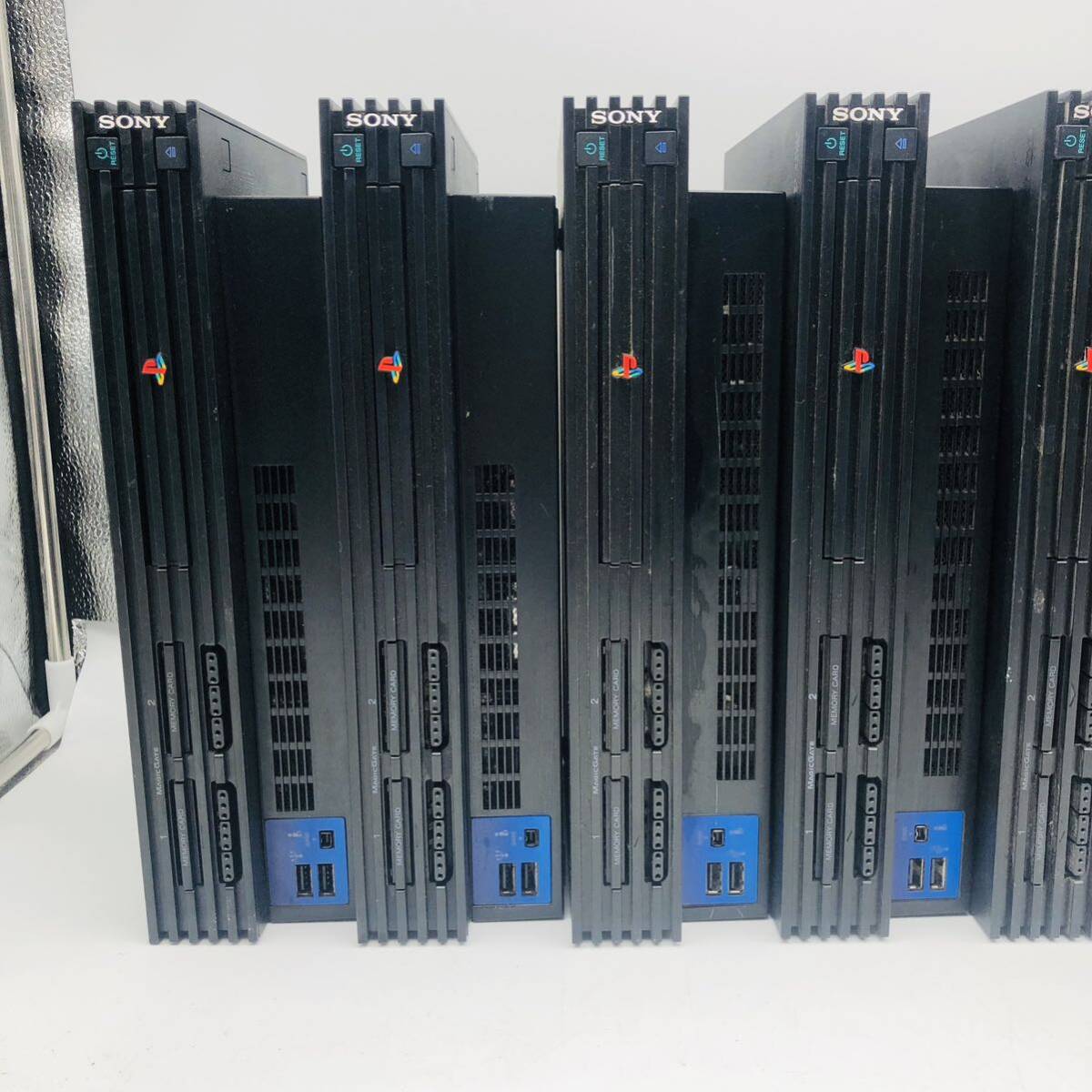 1円スタート◆SONY PlayStation 2 本体 大量 まとめ 8台 セット◆動作未確認 現状品 ジャンク 本体のみ ソニー PS2 プレステ 厚型 SCPH_画像2