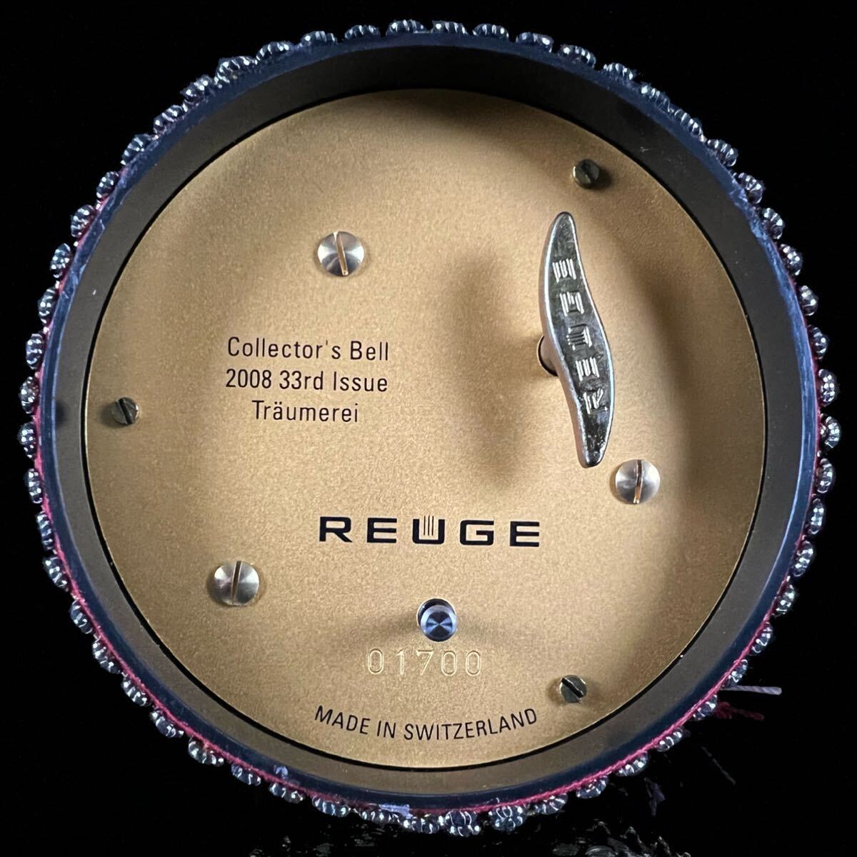 ◇鸛◇ REUGE リュージュ Collector's Bell コレクターズベル 2008 33rd Issue Traumerei 箱付 スイス製 西欧美術 オルゴールの画像9