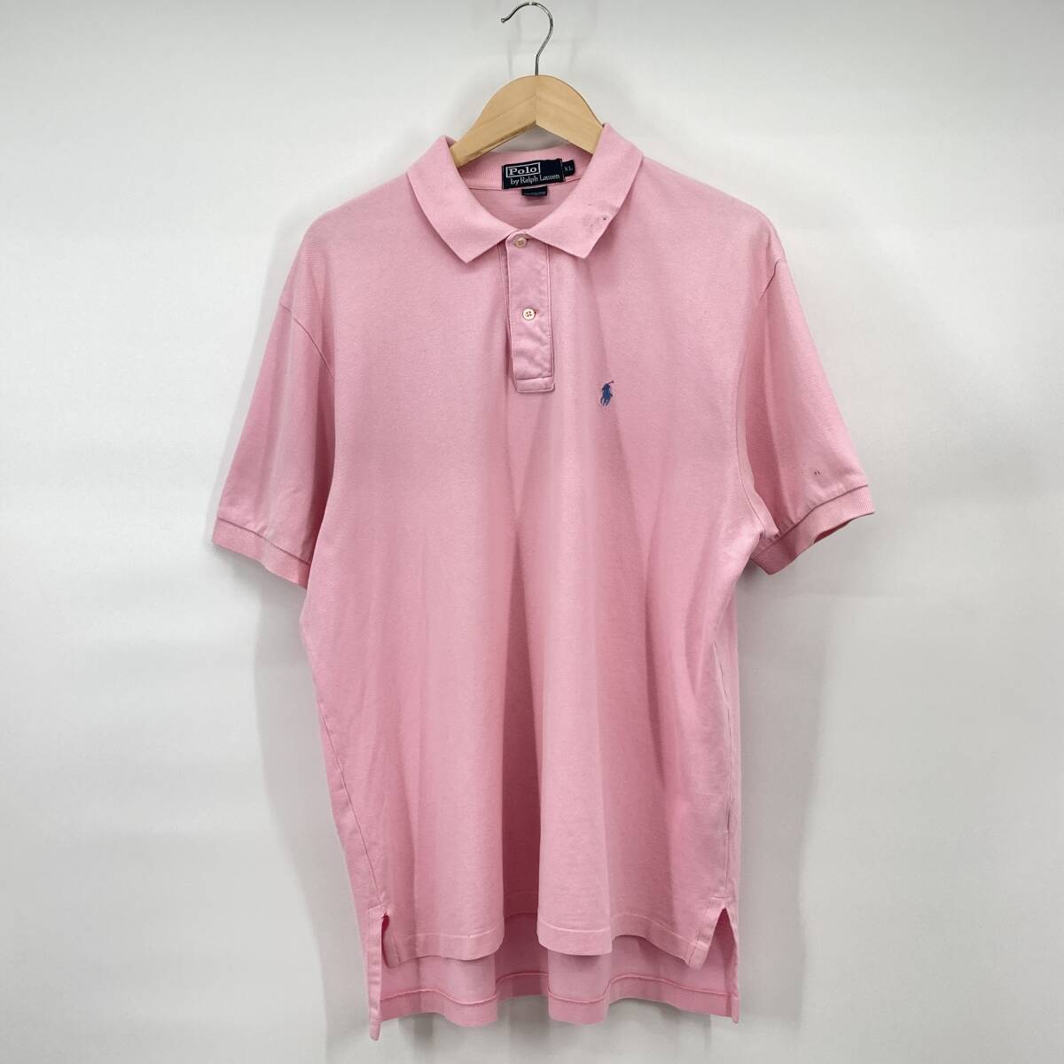 Polo by Ralph Lauren ポロ　ラルフローレン　ポロシャツ　XLサイズ　ピンク　メンズ　半袖_画像1