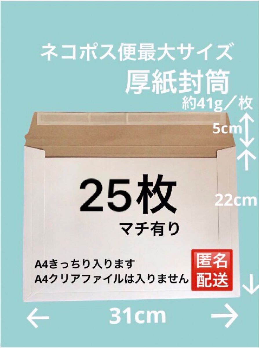 厚紙封筒 宅配レターケース　コートボール紙厚紙封筒　ネコポス最大　B5