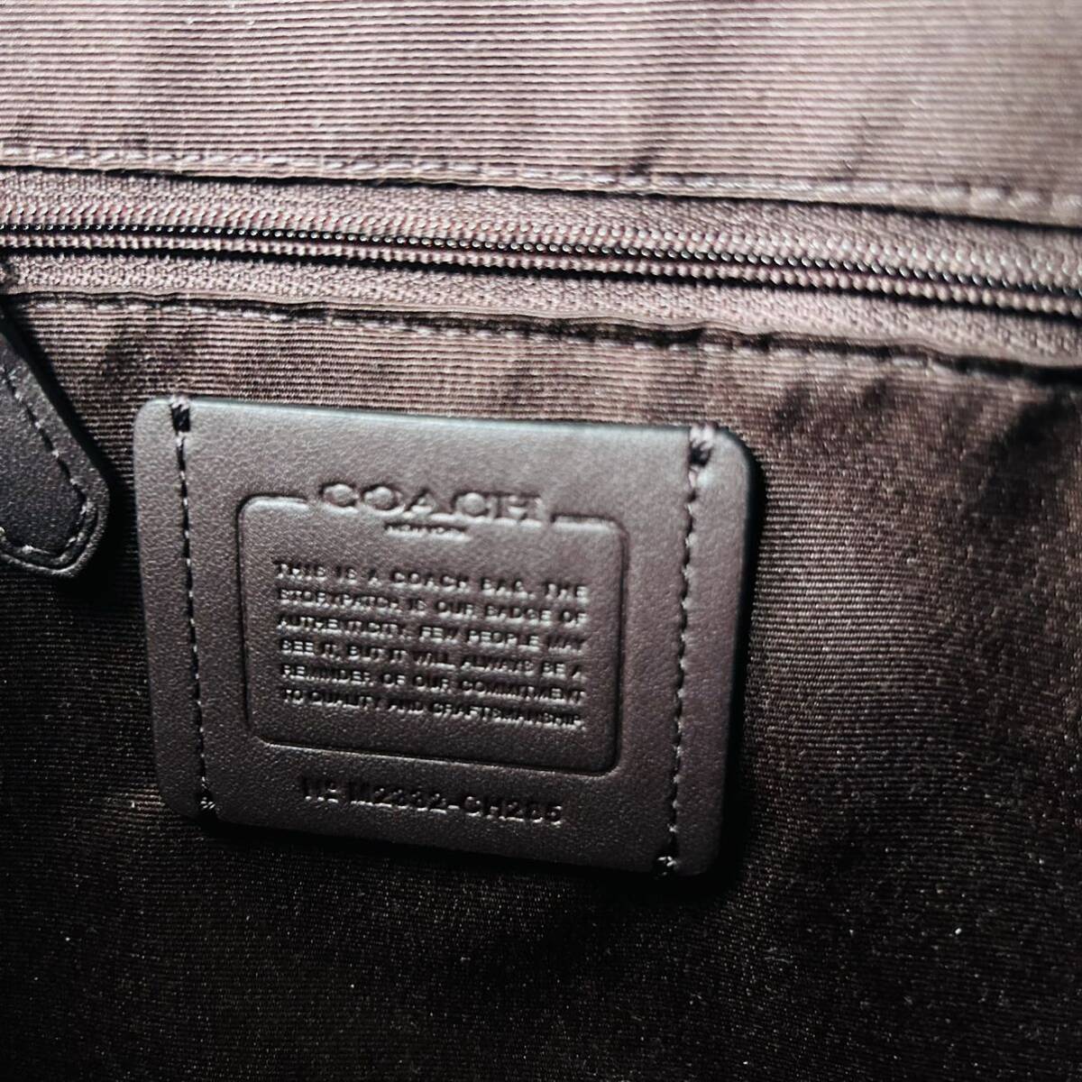 1円～【未使用】現行品 入手困難品 コーチ COACH トートバッグ ビジネスバッグ ブリーフケース A4 2way レザー メンズ レディース ブラック_画像8