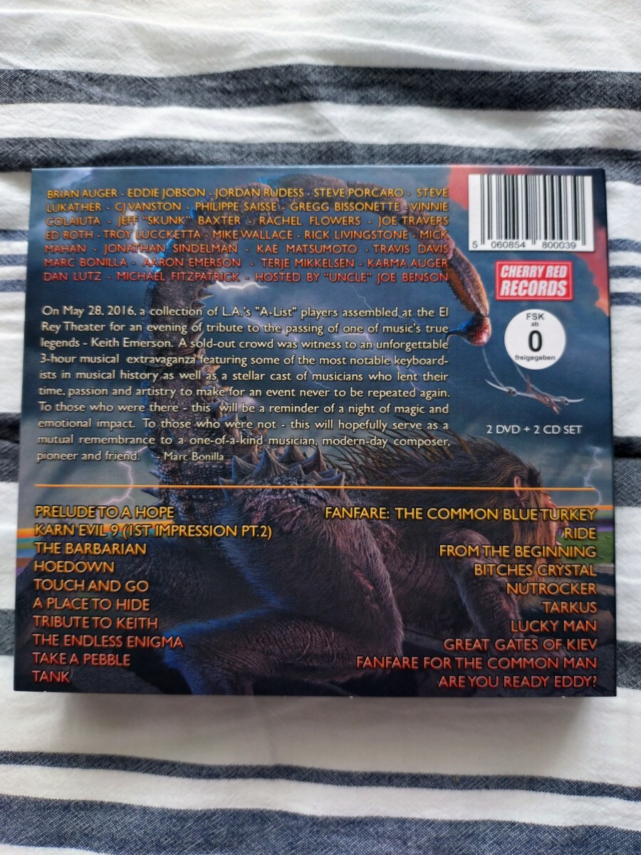 輸入盤中古２DVD＋２CD)キース・エマーソン　トリビュートコンサート　FANFARE FOR THE UNCOMMON MAN_画像2
