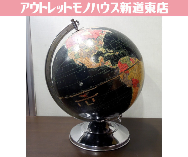 REPLOGLE 地球儀 ブラックオーシャン ビンテージ 12インチ STARLIGHT GLOBE アメリカ製 リプルーグル社 オブジェ 札幌市 新道東店の画像1