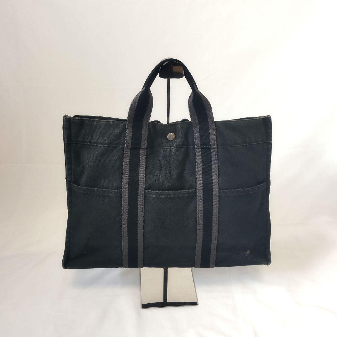エルメス HERMES トートバッグ フールトゥ ブラック チャック破損 正規品 本物 鑑定済み 送料無料 中古品 ブランド品 即購入歓迎 エルメス HERMES トートバッグ フールトゥ ブラック チャック破損 正規品 本物 鑑定済み 送料無料 中古品 ブランド品 即購入歓迎