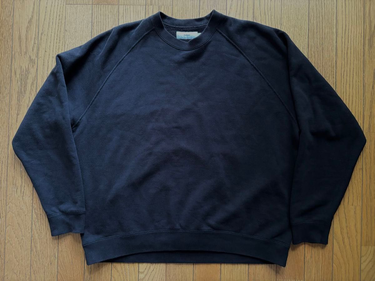 グラフペーパー　24ss LOOPWHEELER for Graphpaper Raglan Sweat サイズ1 ブラック