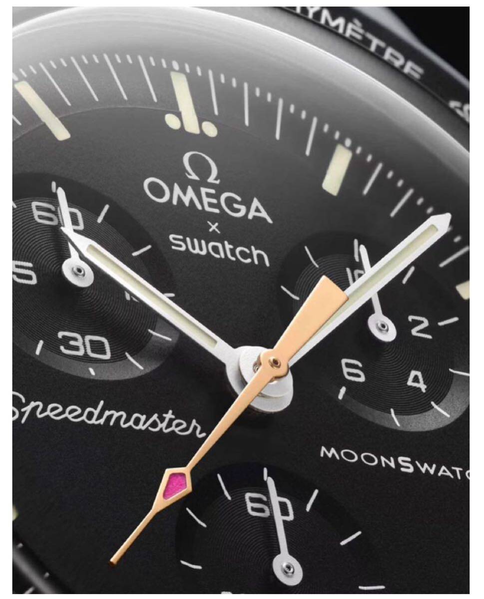【新品未使用】OMEGA×Swatch/オメガ×スウォッチ MISSION TO THE MOON ピンクムーン 希少月の画像8