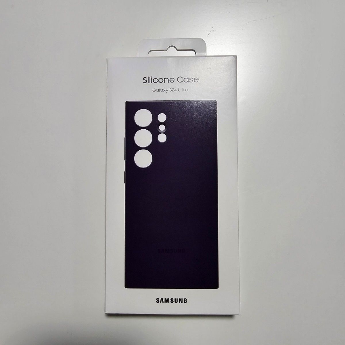 Galaxy S24 Ultra Silicone Case ダークバイオレット