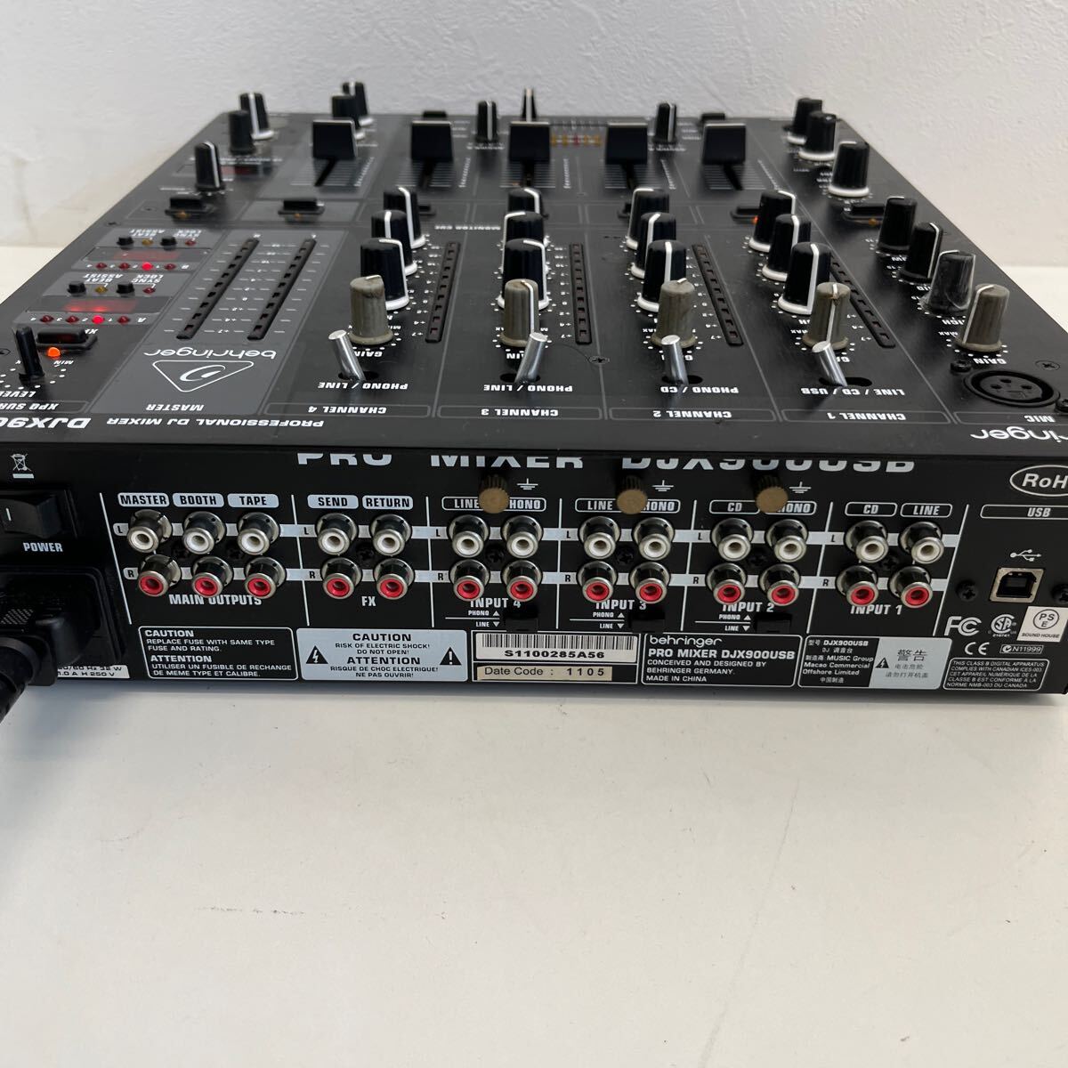 1円スタート DJミキサー behringer DJX900USB DJ MIXER ベリンガー 音響機器 音響 機材 スタジオ 