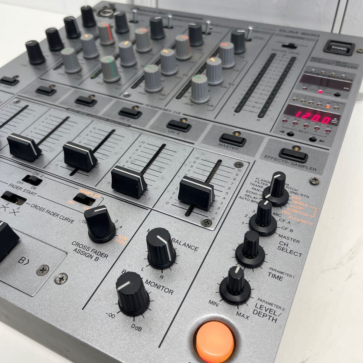 1円スタート パイオニア DJミキサー DJM-600 フタ付き DJ機器 音響機器 Pioneer ミキサー 音響機材 スタジオ 