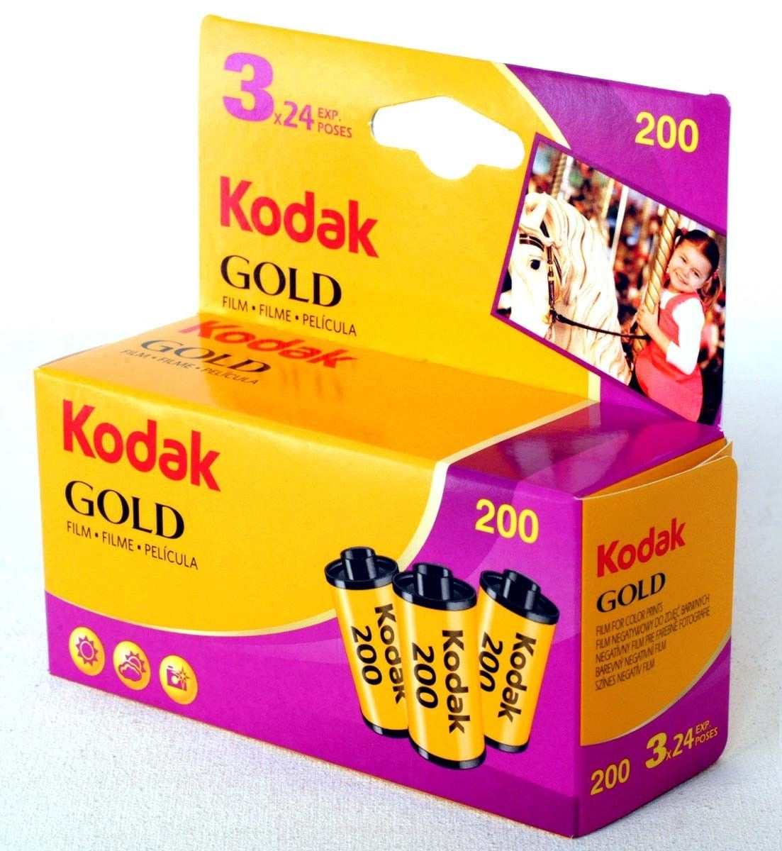 GOLD200-24枚撮【3本入】Kodak カラーネガフィルム ISO感度200 135/35mm コダック 新品