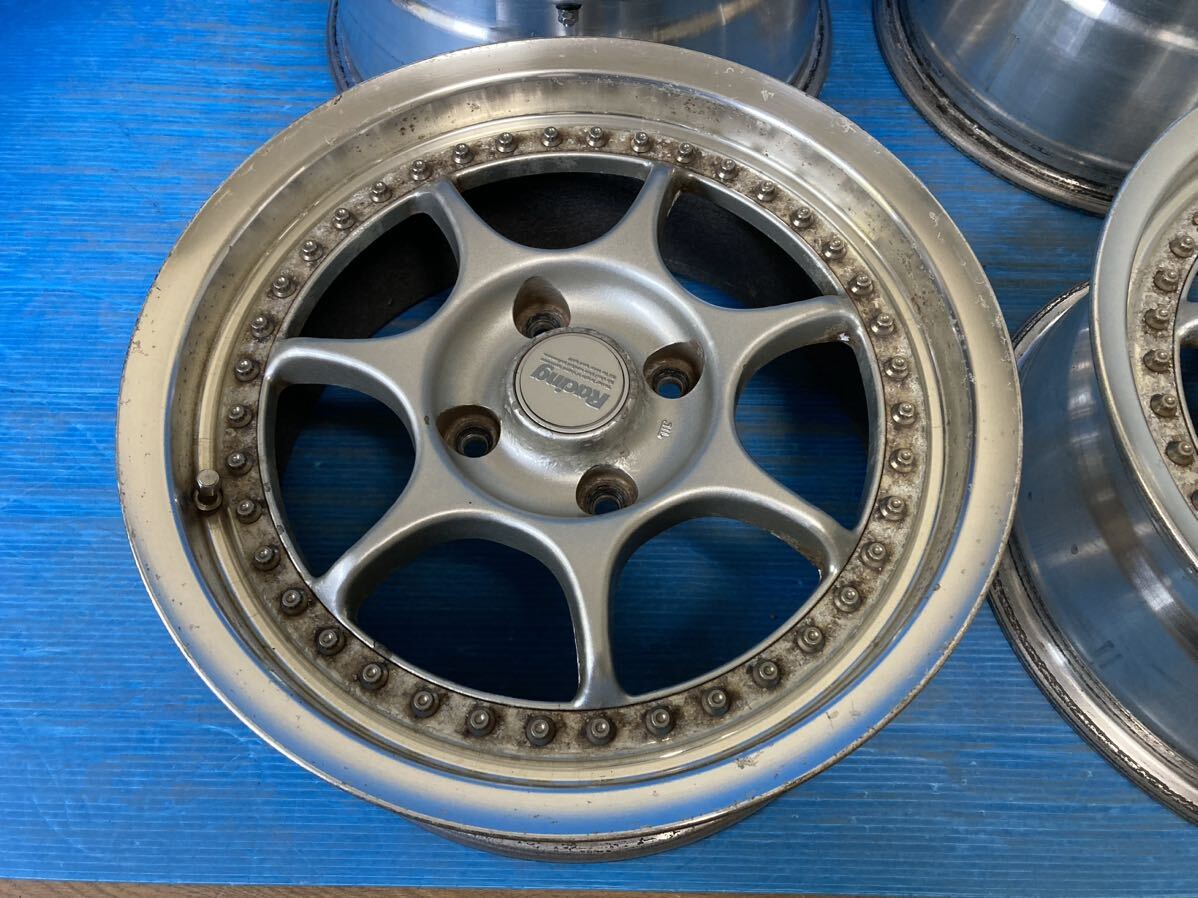 ENKEI RACING JAPAN 16インチ 16x7JJ 8JJ +32 114.3/4H 中古4本 希少　エンケイ　レーシング_画像2