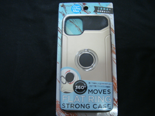 BAUT・バウト／＜360°MOVES FLAT RING STONG CASE*2重構造で耐衝撃性UP!・iPhone11ProMax用ケース(BJ1909)＞□彡『未使用品』_画像1