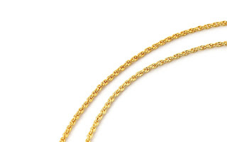 18KGP 18金 鍍金 麻ひもチェーン ゴールドネックレス gold necklace 50の画像5