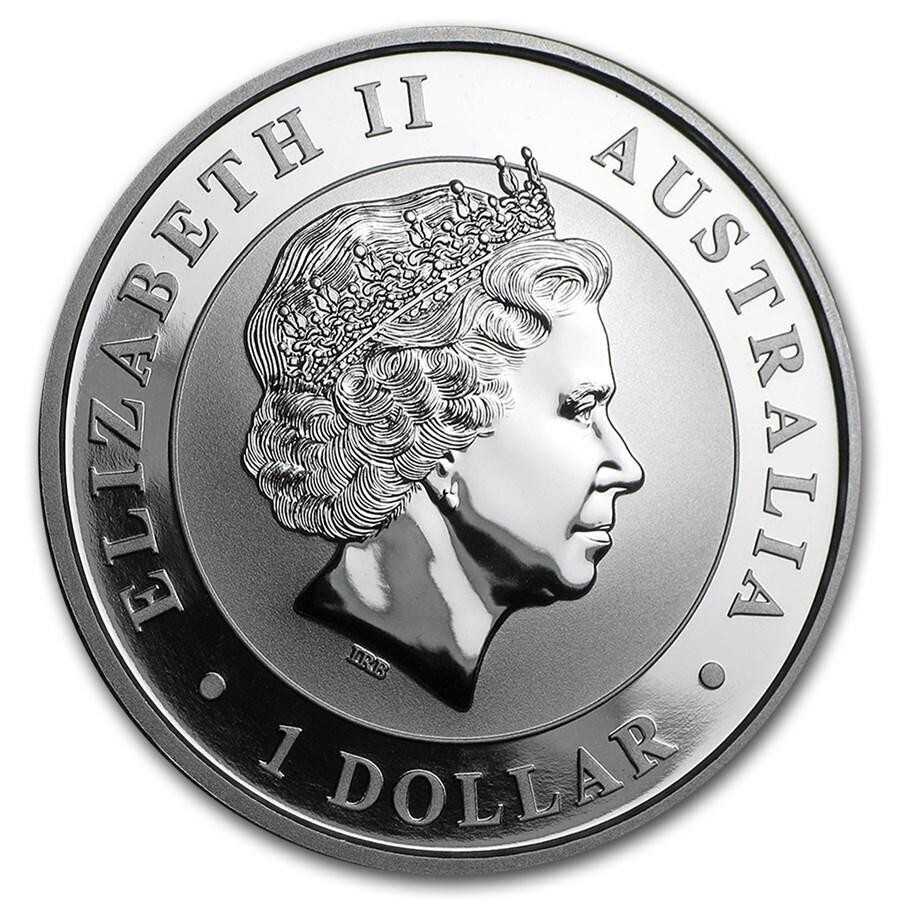 2016年 オーストラリア「オナガイヌワシ・ワシ」純銀 1オンス 銀貨の画像2