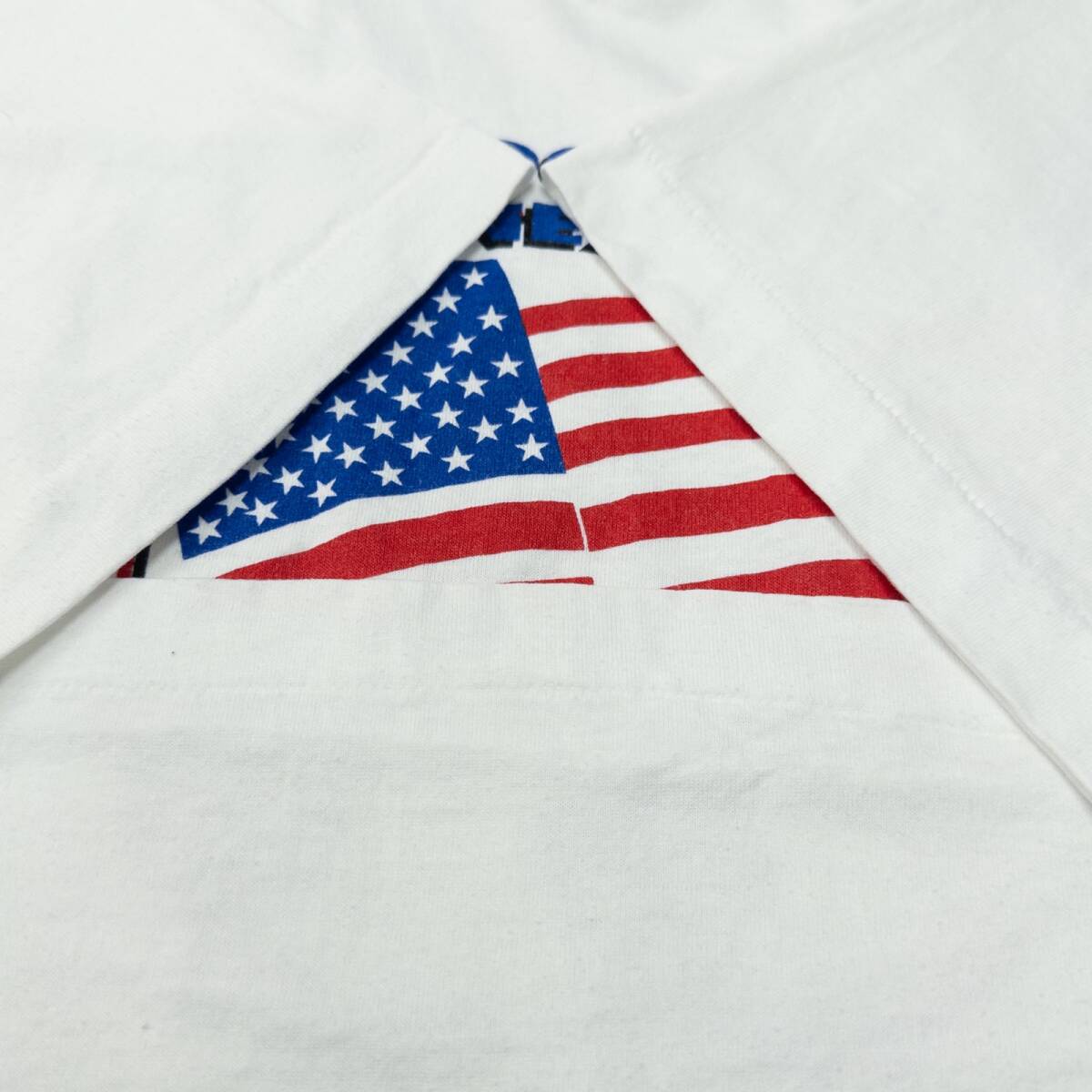 古着 90s フルーツオブザルーム USAプリント Tシャツ トップス メンズXLホワイト_画像5