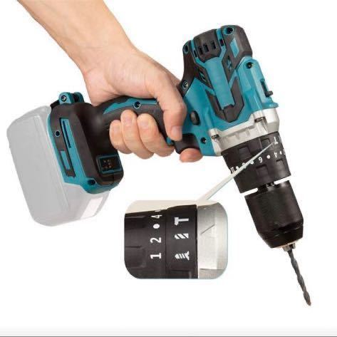 充電式電動ドリルドライバー 18 vバッテリーMAKITAに対応可能 makita 交換性バッテリーも使用可能_画像5